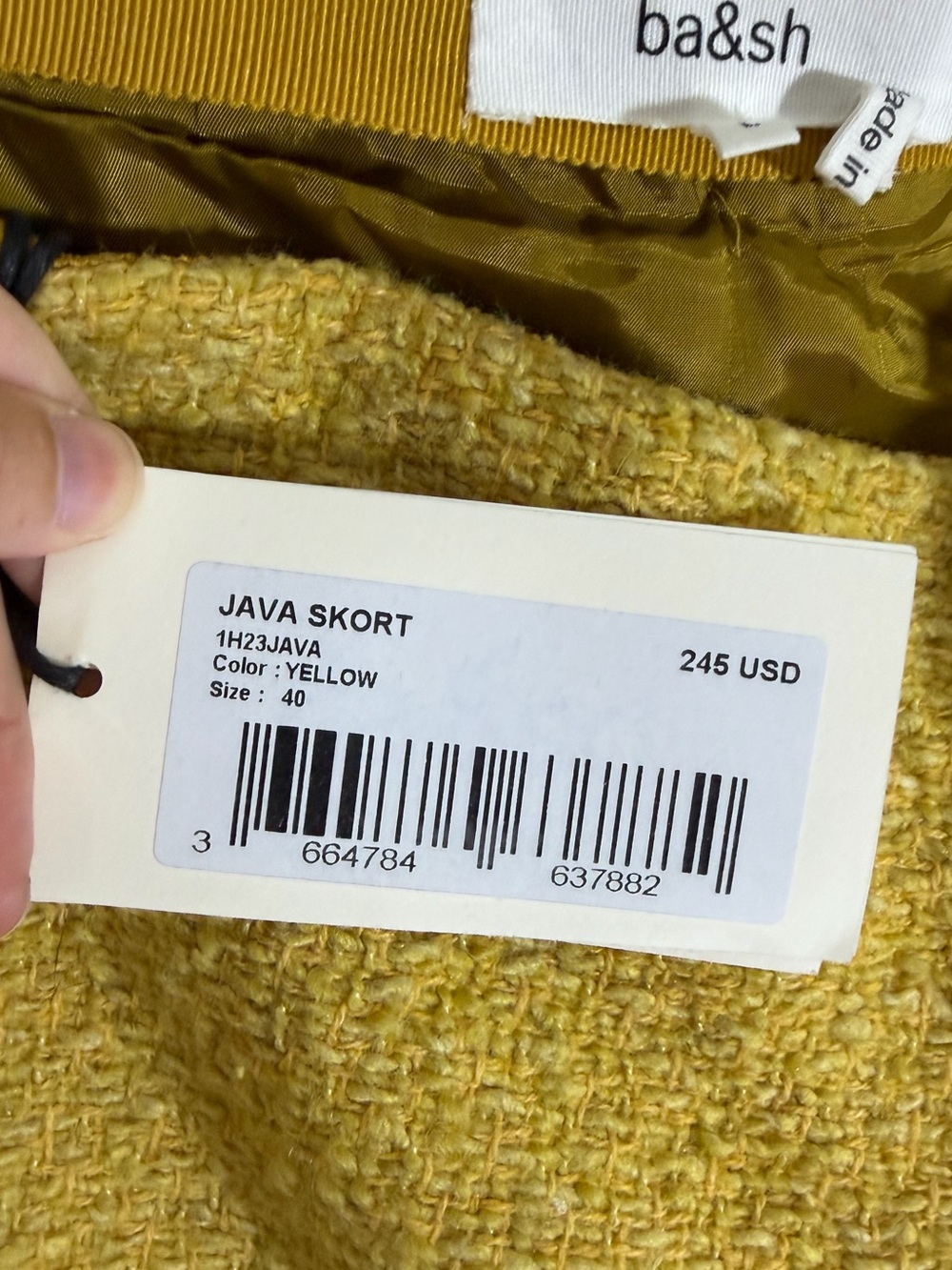 NWT ba&sh Java Skort - Picture 8 of 8